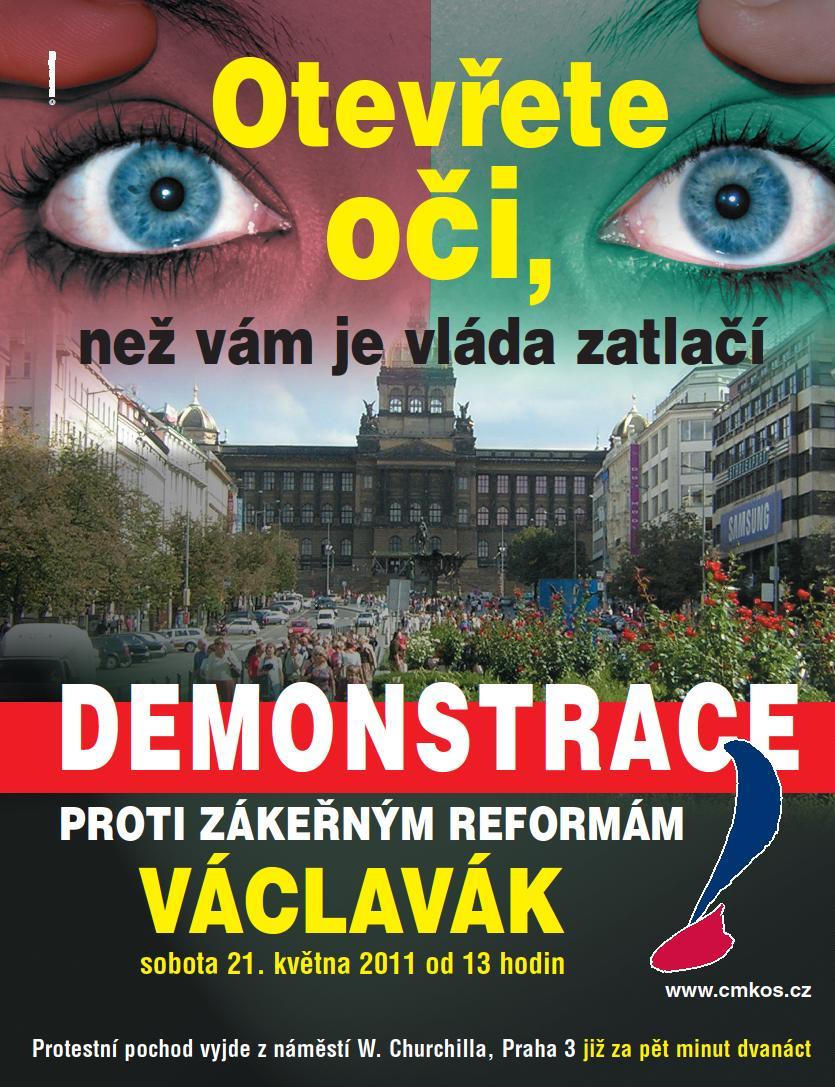 plakát demonstrace I
